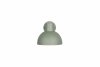 Kinkiet zewnętrzny zielony aluminiowy półokrągły klosz minimalistyczny klasyczny uniwersalny ELBE IP44 262360115 Trio